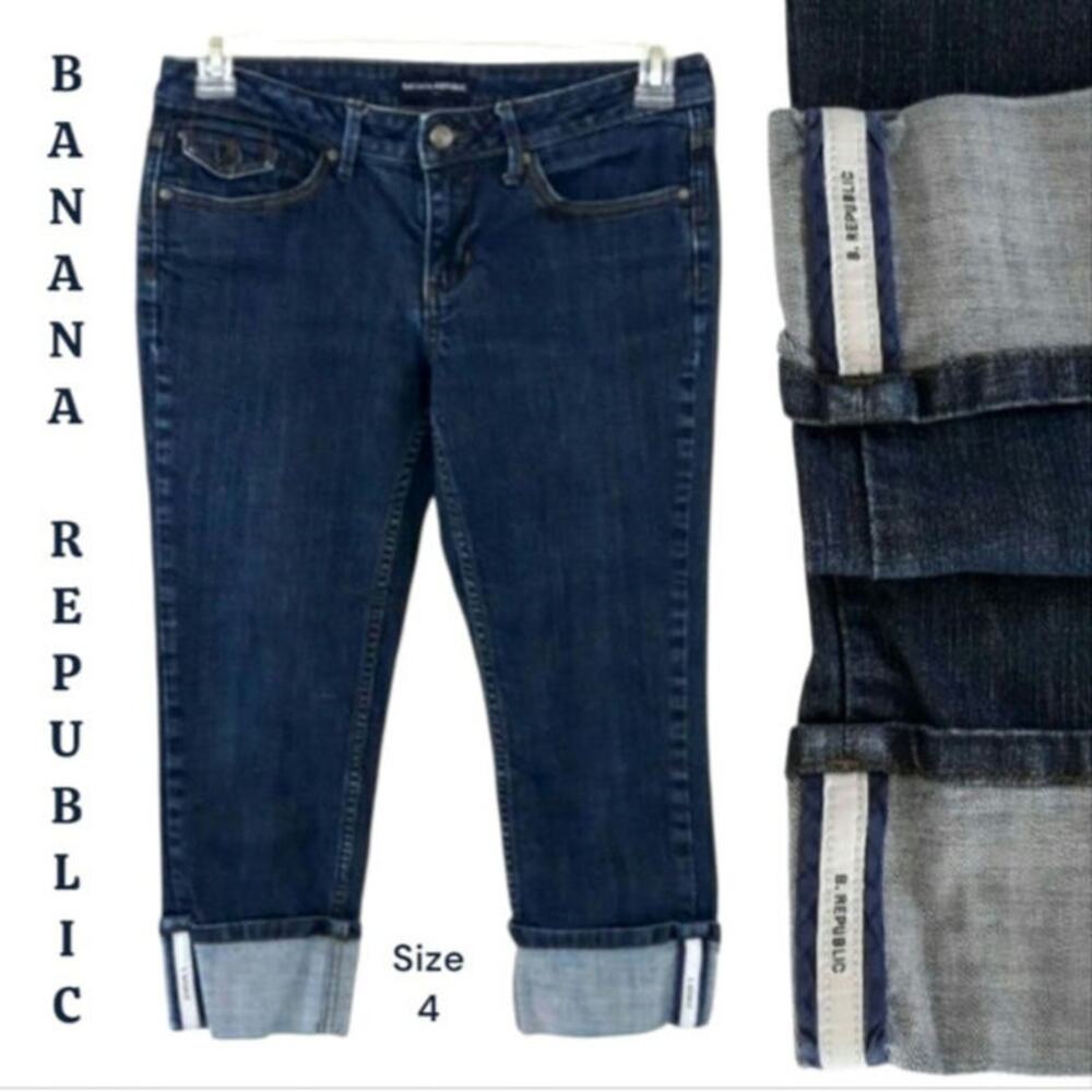 Banana Republic Roll Cuff Crop Jeans